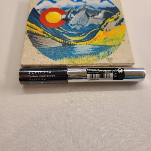 SEALED Sephora Intense Felt-Tip 12HR Liquid Waterproof Eyeliner - Picture 2 of 4